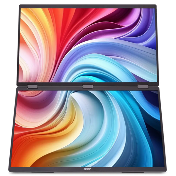Монiтор 18.5″ Acer Dual Portable PD193QEbmiuux (UM.XP3EE.E02) Black