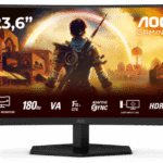 Монiтор 23.6″ AOC C24G42E Black/Red