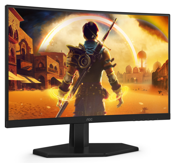 Монiтор 23.6″ AOC C24G42E Black/Red