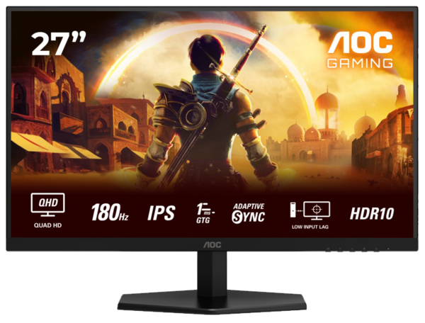 Монiтор 27″ AOC Q27G42XE Black/Red