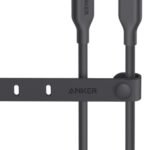 Кабель Anker USB-C to USB-C – 0.9m 240W 20 Gbps 4K Video Tranfer Bio-Nylon Black