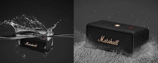 Портативна акустика Marshall Portable Speaker Emberton III Black and Brass (1006884)