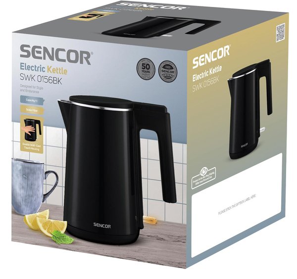 Електрочайник Sencor SWK 0156BK