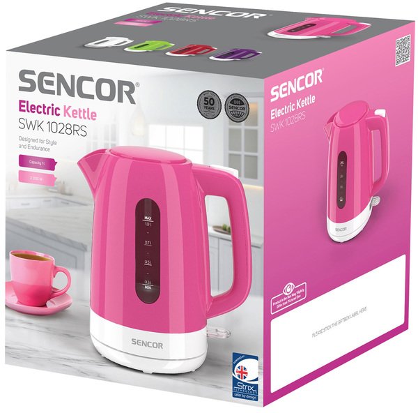 Електрочайник Sencor SWK 1028RS
