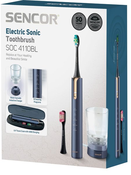 Зубна електрощітка Sencor SOC 4110BL