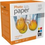 Фотопапір ColorWay 10×15 230г glossy, 500с (PG2305004R)