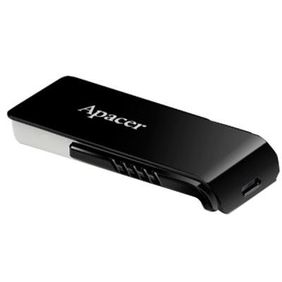 Flash Drive Apacer AH350 64GB (AP64GAH350B-1) Black