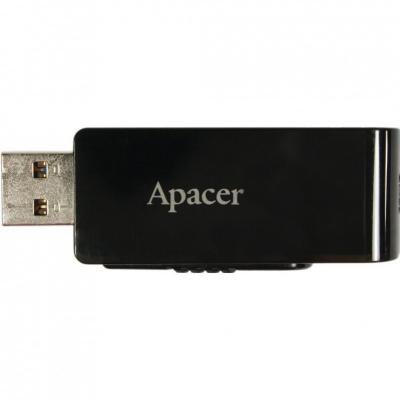 Flash Drive Apacer AH350 64GB (AP64GAH350B-1) Black