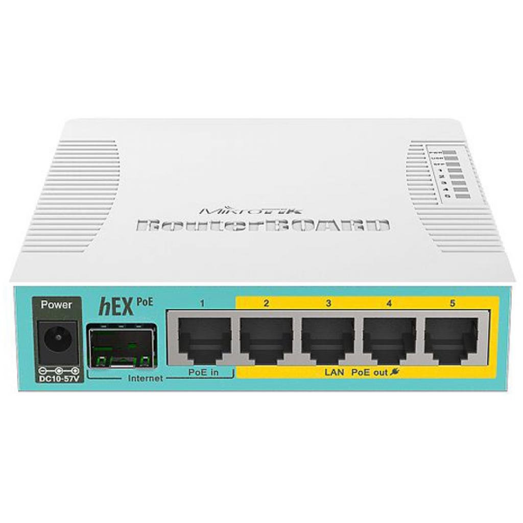 Маршрутизатор Mikrotik hEX PoE (RB960PGS)