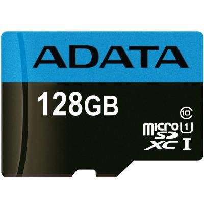 Карта пам’яті ADATA 128GB microSD class 10 UHS-I A1 Premier (AUSDX128GUICL10A1-RA1)