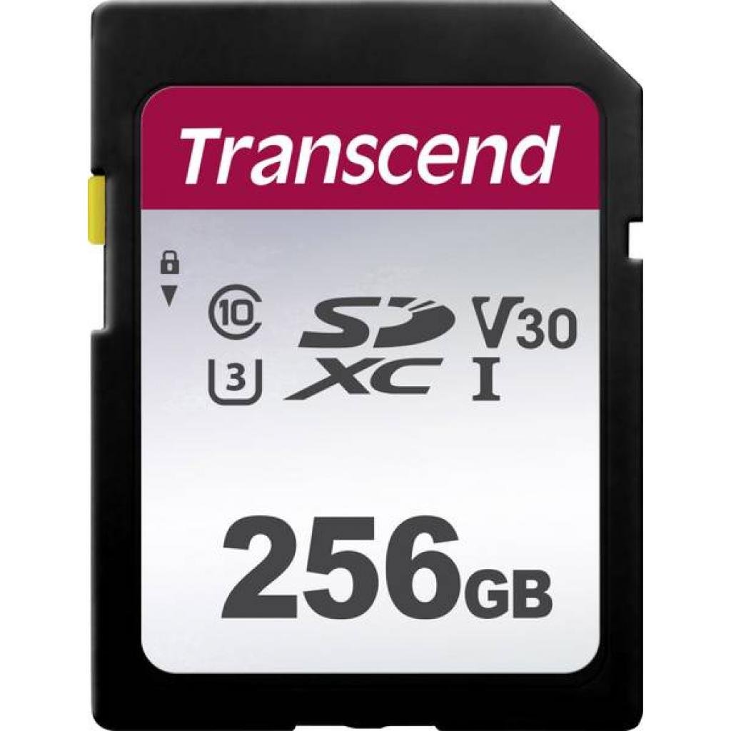 Карта пам’яті Transcend 256GB SDXC class 10 UHS-I (TS256GSDC300S)