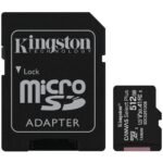 Карта пам’яті Kingston 512GB microSD class 10 A1 Canvas Select Plus (SDCS2/512GB)