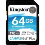 Карта пам’яті Kingston 64GB SDXC class 10 UHS-I U3 Canvas Go Plus (SDG3/64GB)