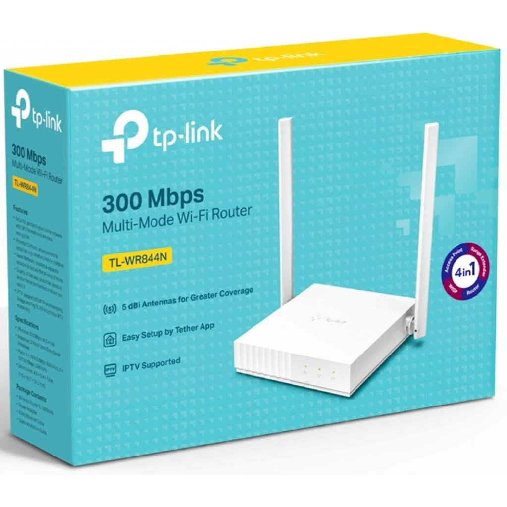 Бездротовий маршрутизатор TP-Link TL-WR844N