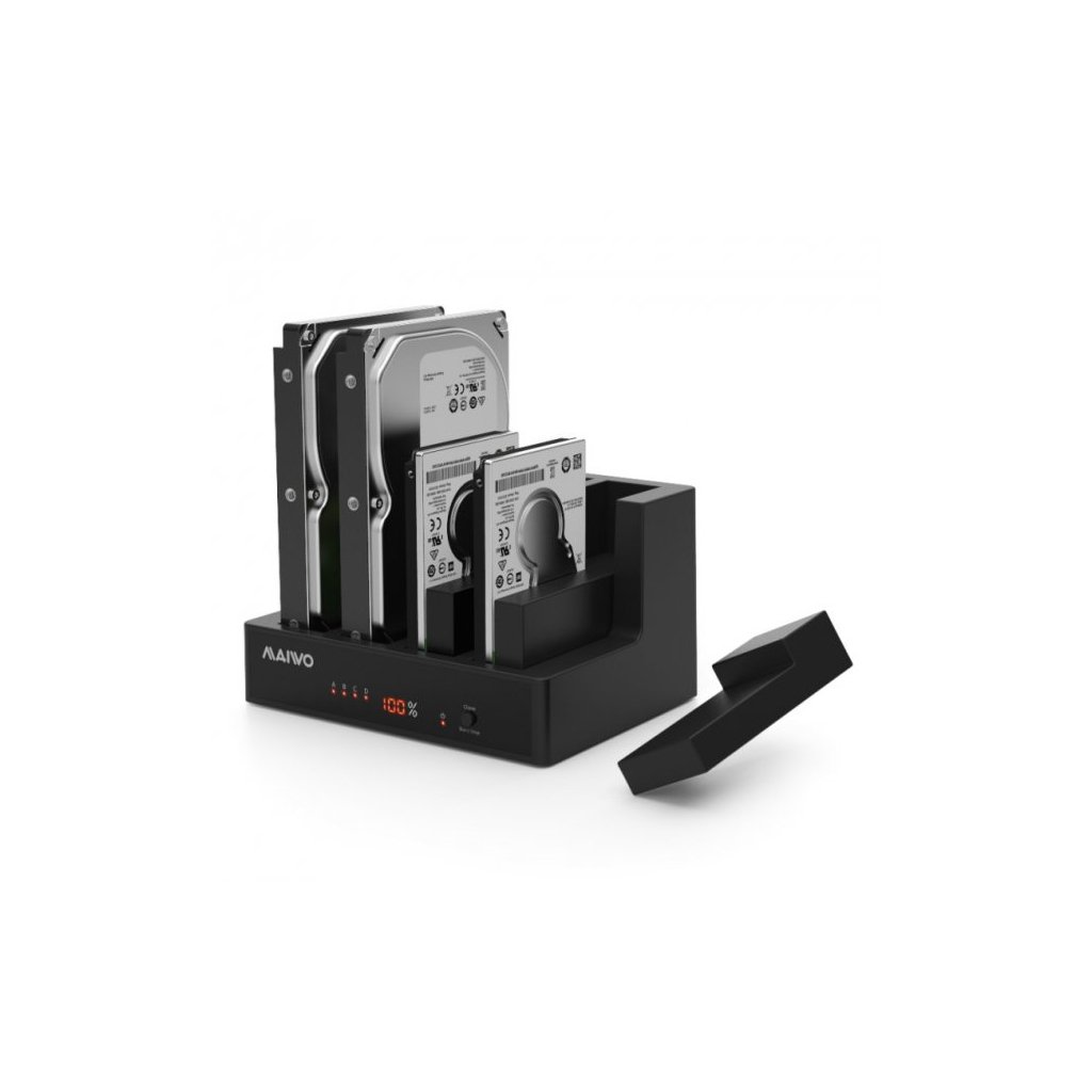 Док-станція для накопичувачів Maiwo 4*HDD 2,5″/3,5″ SATA/SSD USB3.0 (K3094A)