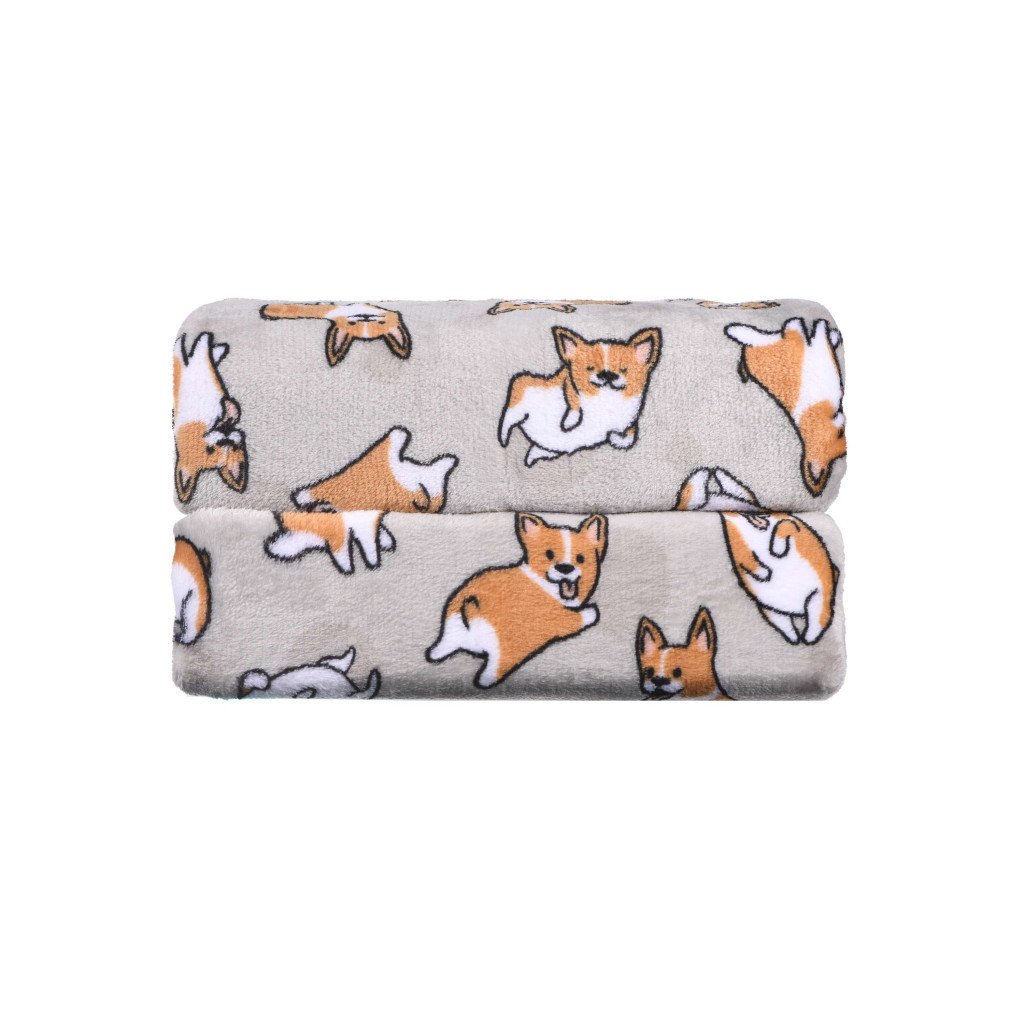 Плед Ardesto Flannel коргі, 160х200 см (ART0109PB)
