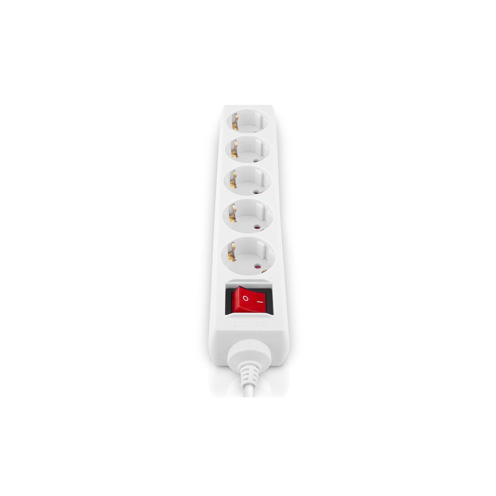 Мережевий фільтр живлення REAL-EL RS-Protect M 5m, white (EL122300029)