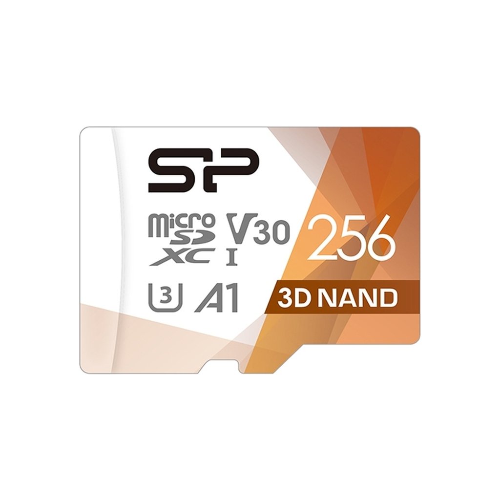 Карта пам’яті Silicon Power 256Gb microSDXC U3 A1 V30 Superior Color 100R/80W + adapter (SP256GBSTXDU3V20AB)