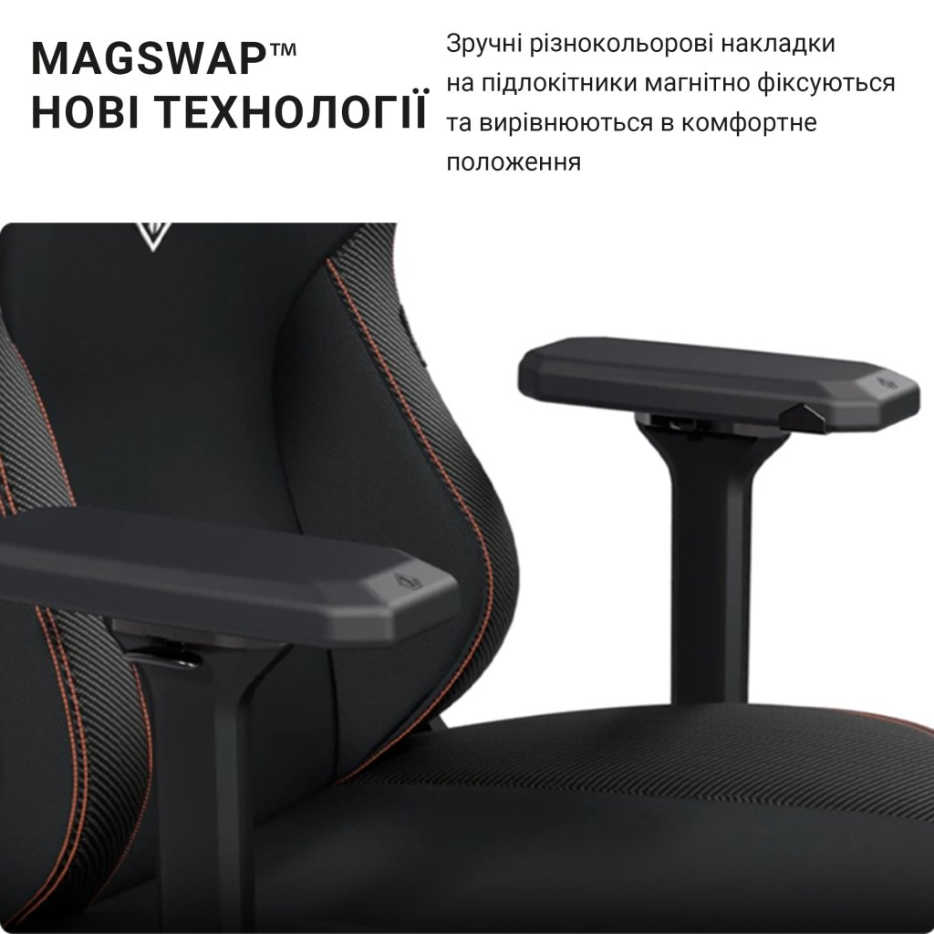 Крісло ігрове Anda Seat Kaiser 3 Size XL Black (AD12YDC-XL-01-B-PV/C)