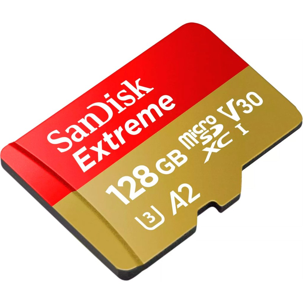 Карта пам’яті SanDisk 128GB microSD class 10 UHS-I Extreme For Action Cams and Dro (SDSQXAA-128G-GN6AA)