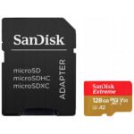 Карта пам’яті SanDisk 128GB microSD class 10 UHS-I Extreme For Action Cams and Dro (SDSQXAA-128G-GN6AA)