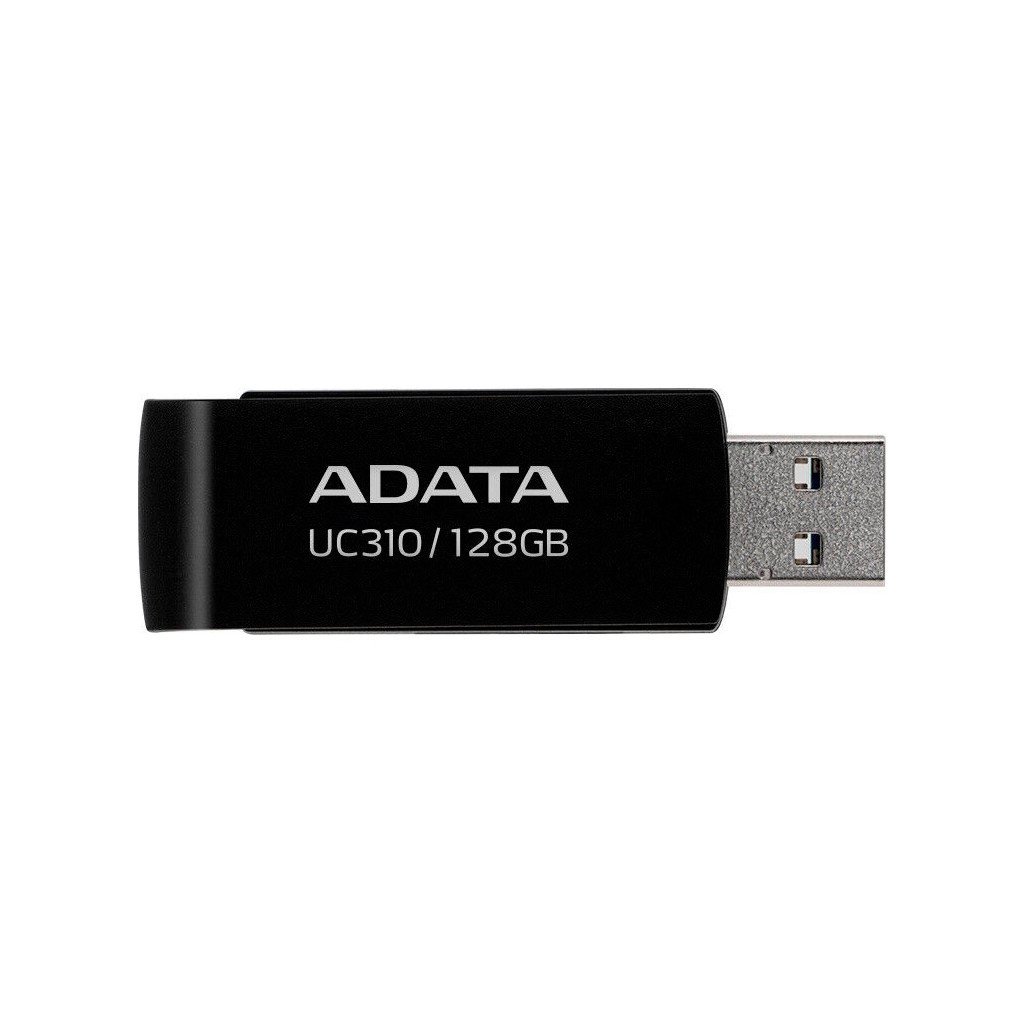 USB флеш накопичувач ADATA 128GB UC310 USB 3.2 Black (UC310-128G-RBK)