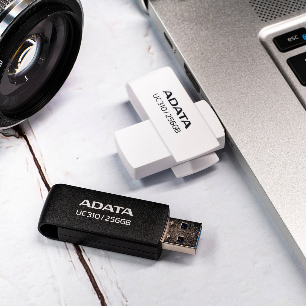 USB флеш накопичувач ADATA 128GB UC310 USB 3.2 Black (UC310-128G-RBK)