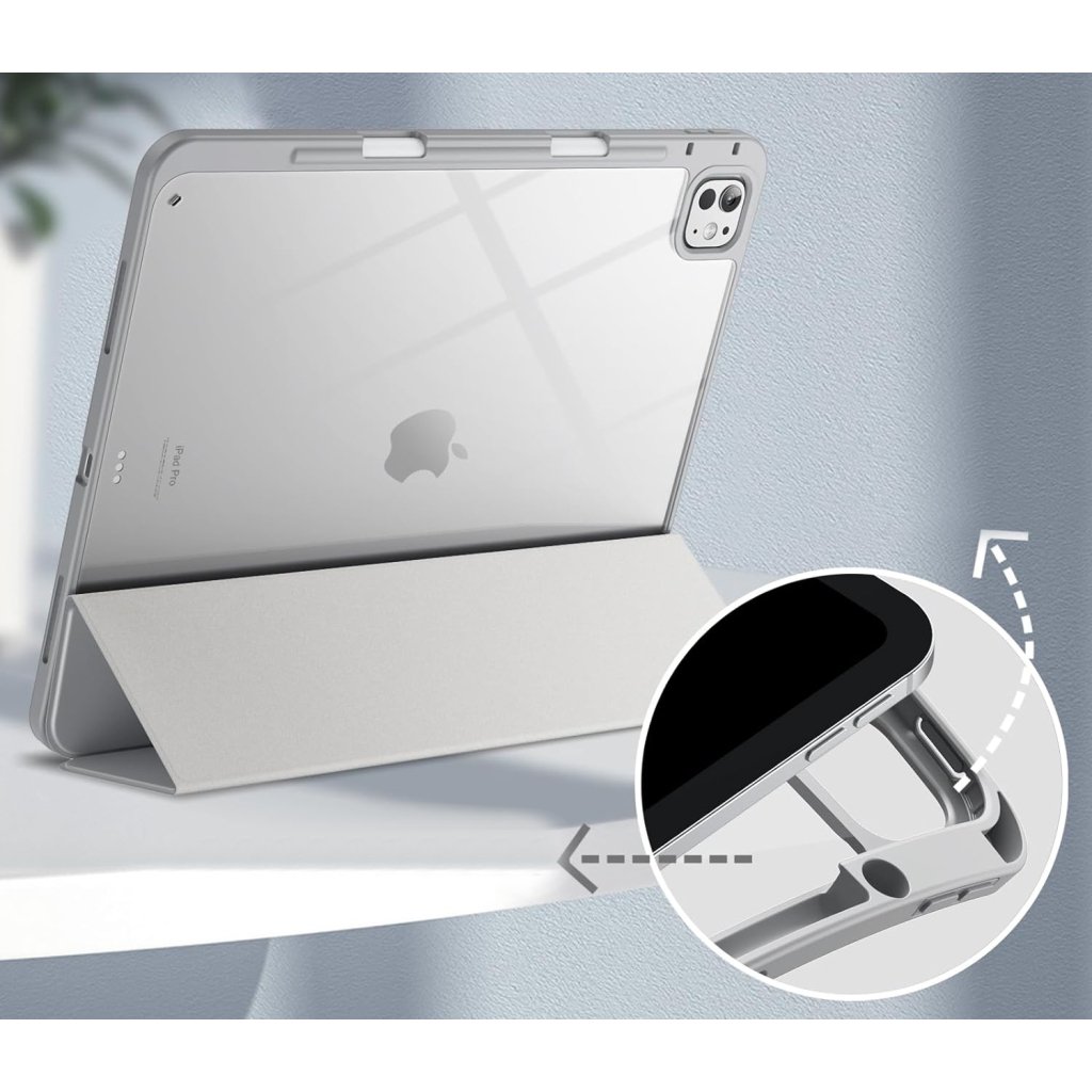 Чохол до планшета BeCover Soft Edge TPU Apple iPad Pro 13″ M4 2024 Gray (711718)