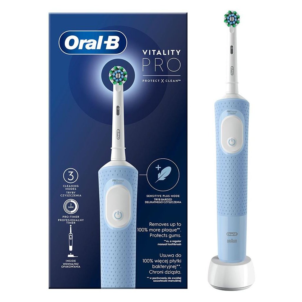 Електрична зубна щітка Oral-B D103.413.3 Vapor Blue