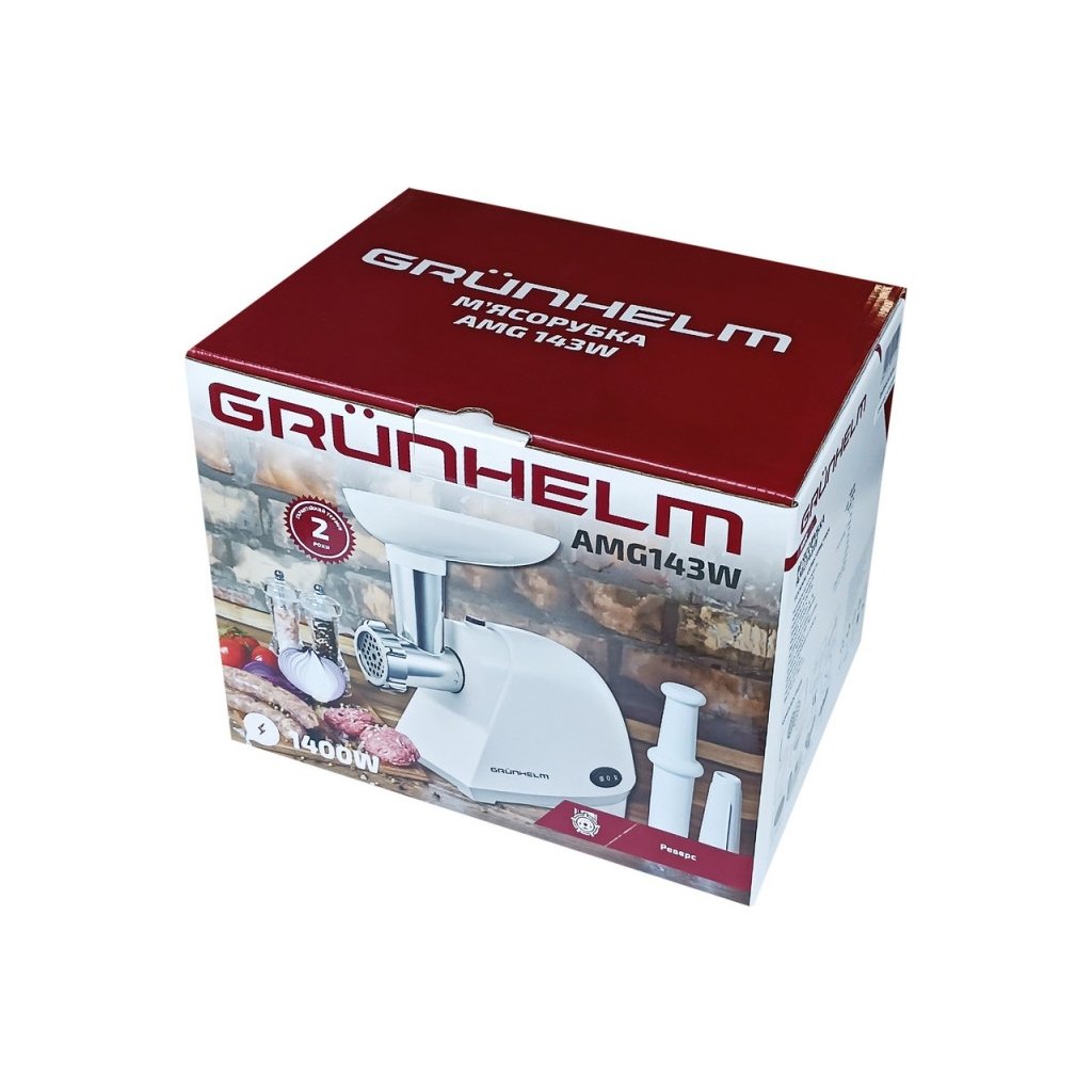 М’ясорубка Grunhelm AMG143W