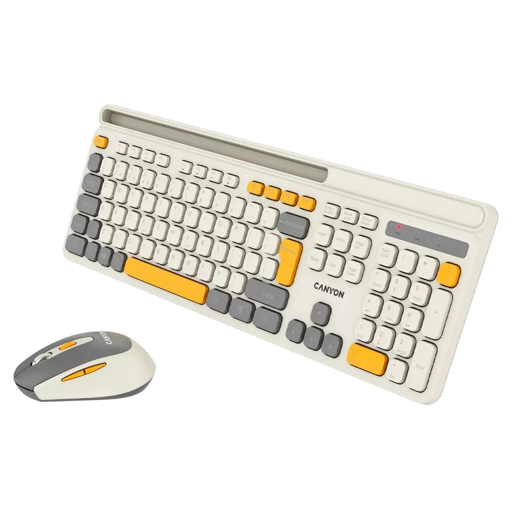 Комплект Canyon HSET-W5 Wireless UA Beige (CNS-HSETW5BG)