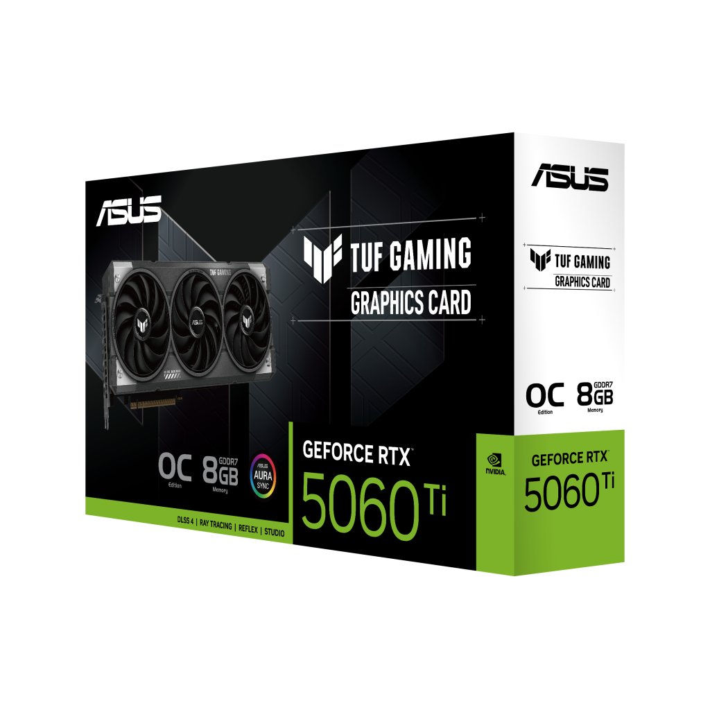 Відеокарта ASUS GeForce RTX5060Ti 8Gb TUF OC GAMING (TUF-RTX5060TI-O8G-GAMING)