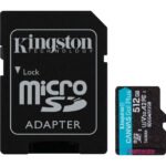 Карта пам’яті Kingston 512GB microSDXC сlass 10 UHS-I U3 V30 A2 Canvas Go Plus G4 (SDCG4/512GB)