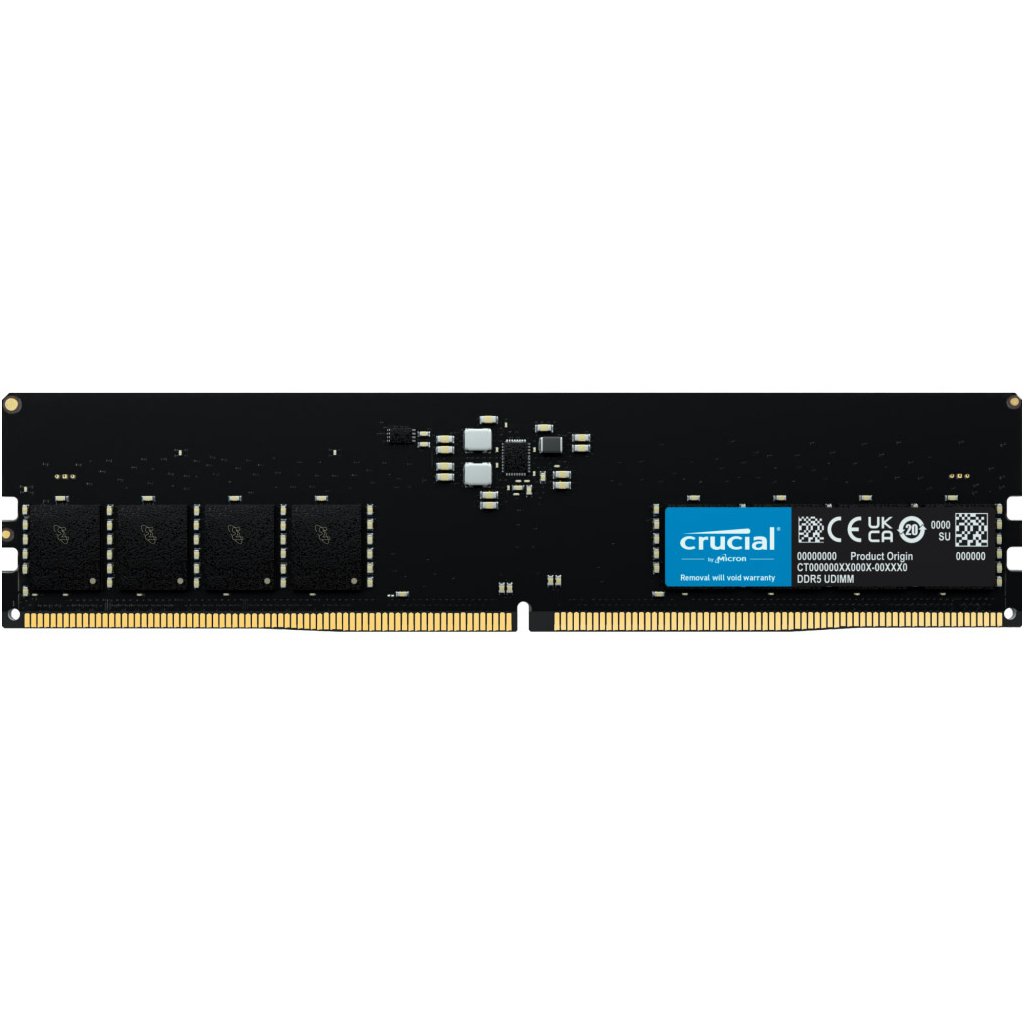 Модуль пам’яті для комп’ютера DDR5 8GB 4800 MHz Micron (CT8G48C40U5T)