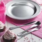 Дитячий набір столових приборів Tramontina BABY Le Petit pink, 2 предмети