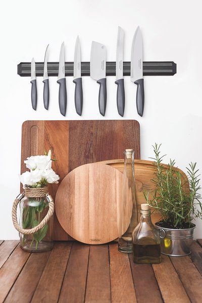 Набір ножів Tramontina Plenus grey, 3 предмети