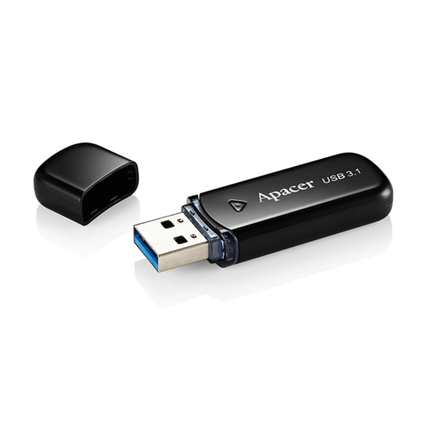 USB флеш накопичувач Apacer 32GB AH355 Black USB 3.0 (AP32GAH355B-1)