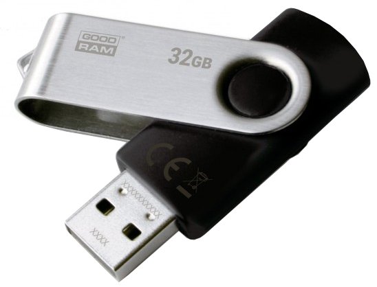 USB флеш накопичувач Goodram 32GB UTS2 (Twister) Black USB 2.0 (UTS2-0320K0R11)