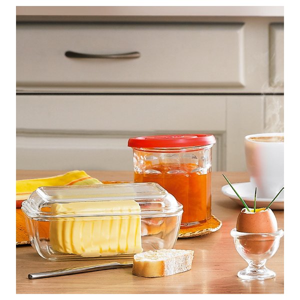 Маслянка кухонна Luminarc Butter Clear 17 см (N3913)