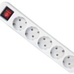 Мережевий подовжувач Defender S518 1.8 m 5 роз switch white (99241)
