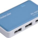 USB-хаб Defender Quadro Power+Adapter 4xUSB 2.0 220V (83503)