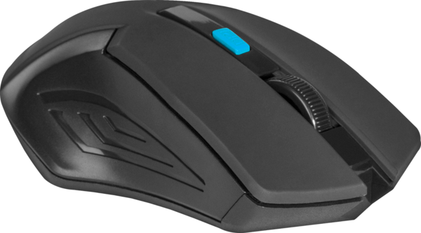 Мишка Defender Accura MM-275 Black-Blue (52275)