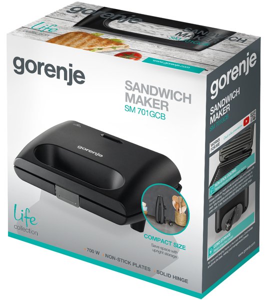 Бутербродниця Gorenje SM 701 GCB (SW-2027)