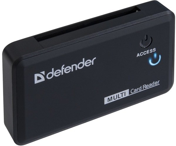 USB-хаб Defender Card Reader Optimus USB 2.0 Black (83501)