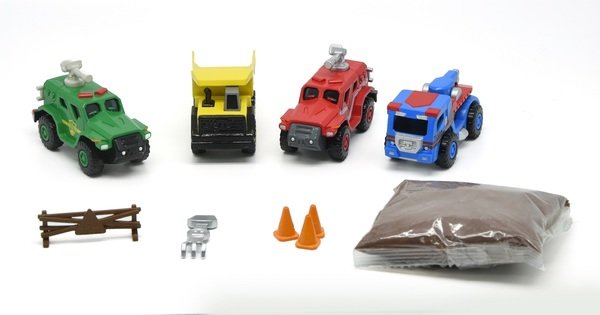 Машинка метал. с тестом і аксесуарами (4 види) Tonka
