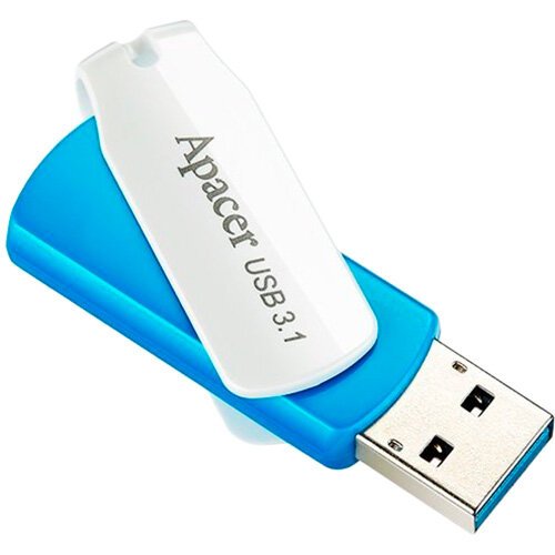 Flash Drive Apacer AH357 64GB (AP64GAH357U-1) Blue/White
