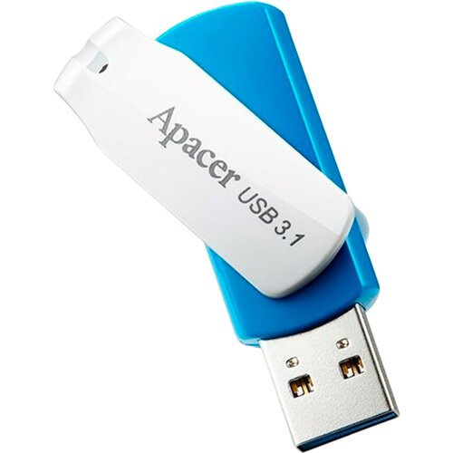 Flash Drive Apacer AH357 64GB (AP64GAH357U-1) Blue/White