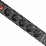 Мережевий фільтр Defender DFS 751 1,8 м, 5 розеток, 2xUSB, 2.1A (99751)