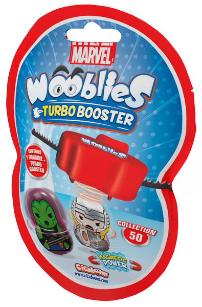 Магнітні фігурки з лончером у пакеті 2шт Marvel Wooblies