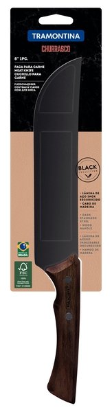 Ніж для м’яса Tramontina Churrasco Black, 203 мм